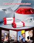 9V Batteries Carbon - 9 Volt Battery for Smoke Detector, Long-Lasting, 12 Pack