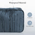Maliton Large Toiletry Bag for Men & Women, Waterproof Hanging Hygiene Bag with 4 Compartments (Navy Blue)