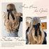 VOBOBE 2PCS Black Hair Bows for Women Girls, Tassel Hair Ribbon Bowknot Clips Barrettes with Long Tail