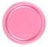 Party Favors Plus 24 Plates 9" Paper Dinner Lunch Plates Wax Coated - Pink