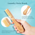 BFWood Laundry Stain Brush, Natural Soft Boar Bristles for Delicate Fabrics, Gentle on Fabrics