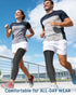 Leg Compression Sleeve - Full Length Knee Sleeve Covers Thigh, Knee and Calf, Stays in Place for Sports, Soft