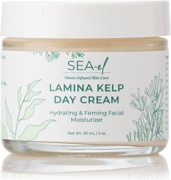 Lamina Sea Kelp Day Cream - Hydrating & Firming Anti Aging Moisturizer for Dry Skin, 2 Oz for Women & Men