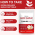 QYCOTXYR 7500mg, 300 Magnesium,Immune Non-GMO,2-Year Aged Garlic Extract Organic Garlic Extract Capsules