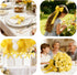 ZHIAXTON 1 Inch, 60 Yellow Ribbon Yards Single Face Yellow Satin Ribbon for Gift Wrapping, Sunflowers Floral Bouquets