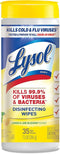 Lysol Disinfectant Wipes, Multi-Surface Antibacterial Cleaning Wipes, Lemon and Lime Blossom, 35 Count (Pack of 3)