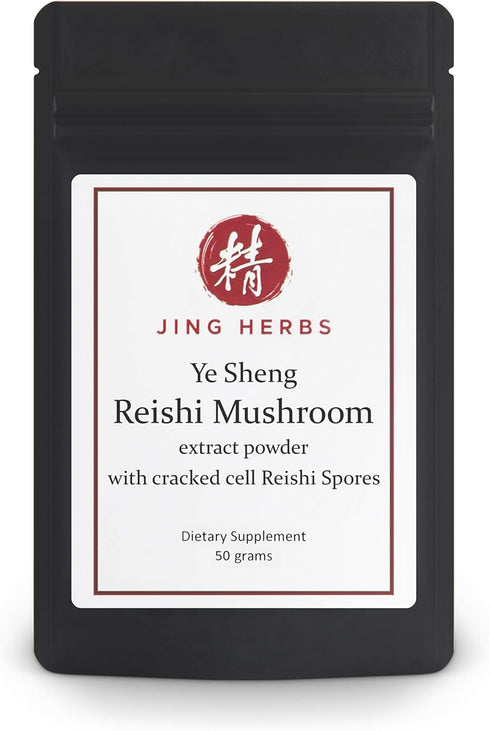 Jing Herbs Reishi Extract Powder With Spores 50 Grams