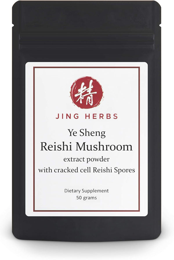 Jing Herbs Reishi Extract Powder With Spores 50 Grams