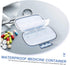 Weekly Pill Organizer - Portable Multi-Grid Medicine Dispenser for Purse