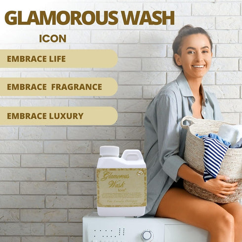 Tyler Glamorous Wash Icon Scent Laundry Liquid Detergent, Luxury, 4 oz, 112-gram Container, Key Chain