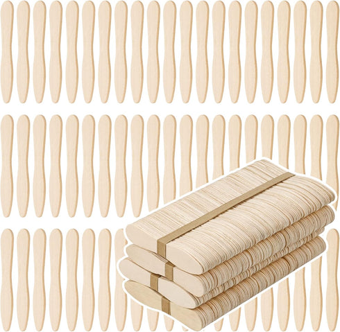 400 Pcs Wooden Ice Cream Spoons, Mini Disposable Tasting Spoons for Crafts, Tasting, Sampling (3 Inch)