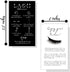 Lash Extension Aftercare Instructions Cards, 50 Pack, Double Sided Size 3.5 x 2" After Care for 2-3 Week Fillers.