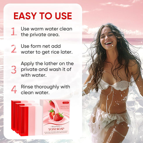 Set, 30ml/1 oz, 2 (3pcs Yoni Soap Bars & Natural Yoni Oil Natural Vaginal Wash for Women Feminine Wash Vaginial