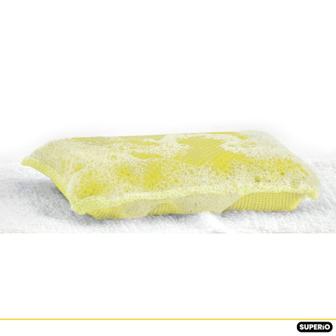 Microfiber Sponges for Dishes, Non-Scratch Heavy Duty Kitchen Cleaning Sponges, Pack of 6