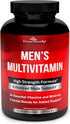 Mens Multivitamin, Daily Multivitamin for Men with Vitamins A C D E K B Complex, 90 Vegetarian Capsules