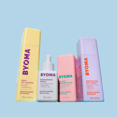 BYOMA Milky Oil Cleanser - Hydrating Facial Cleanser for Skin Barrier Repair, Tri-Ceramide Face Wash for Sensitive Skin