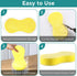 20 Pcs Large Multi-Purpose Car Wash Sponge, Non-Scratch Thick Foam Cleaning Pad, Mix Colors for Household