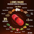 35 in 1 Lions Mane Mushroom Capsules, 20000mg Equivalent with Cordyceps, Reishi, Elderberry, Ginseng - 120 Capsules