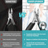 Toenail Clippers for Ingrown & Thick Toenails - Heavy Duty Toe Nail Clippers for Remove Side Ingrown Toenail with Angled Sharp Blades, Professional Pedicure Tool with Long Handle for Seniors & Men