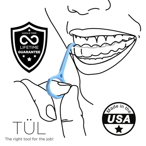 TÜL Invisalign Remover Tool Made in the USA, Lifetime Replacements, Ortho Recommended, 2 Pack