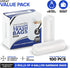 Stock Your Home 4 Gallon Garbage Bags, 100 Count, Leakproof, Versatile Usage, Grab-n-Go