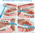 Single End Tufted Toothbrush, 5 Pcs Interspace Tooth Brush Tapered Trim Tooth Cleaner Interdental Toothbrush Tuft Gap Toothbrush for Orthodontic Detail Cleaning