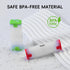 zeeho 2 7 Lockable Weekly Pill Organizer Times a Day,Secure AM PM Pill Box Day PP BPA-Free Large Capacity Medication