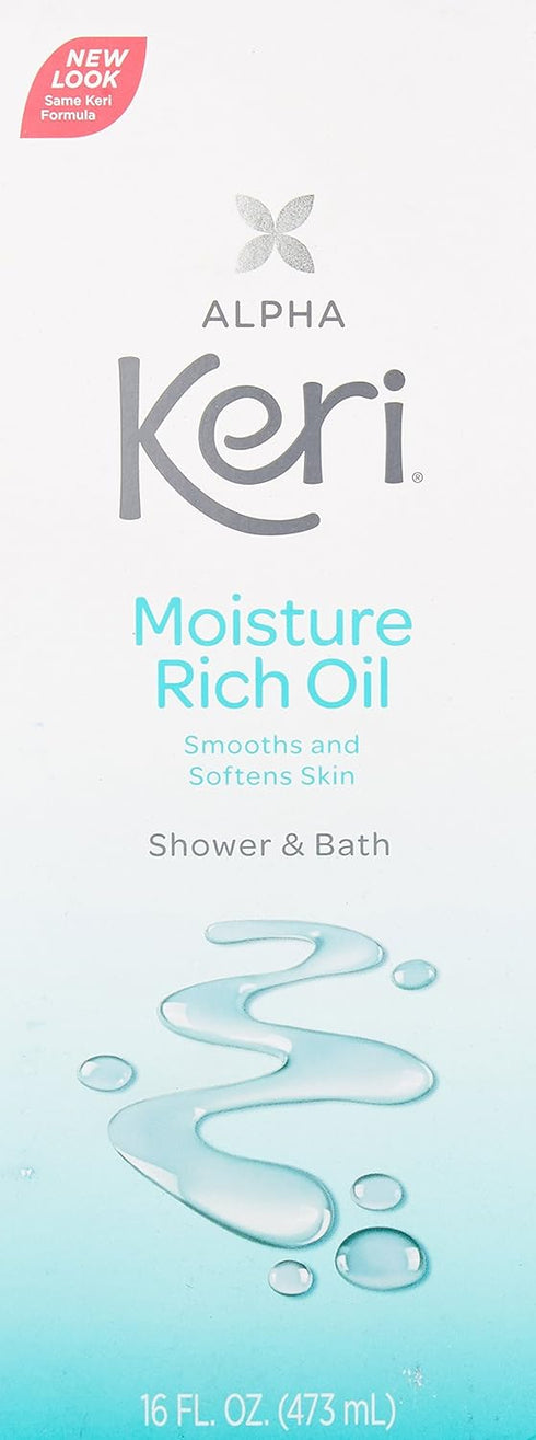 Alpha Keri Shower & Bath Moisture Rich Oil 16 oz