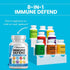 Clean Nutraceuticals Immune Defense Support Supplement 8 in 1 with Zinc, Quercetin, VIT C, Vitamin D3, Elderberry - 60