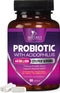 Probiotics, 60 Billion CFU per Serving, with Prebiotics for Digestive & Immune Health Support, 60 Capsules