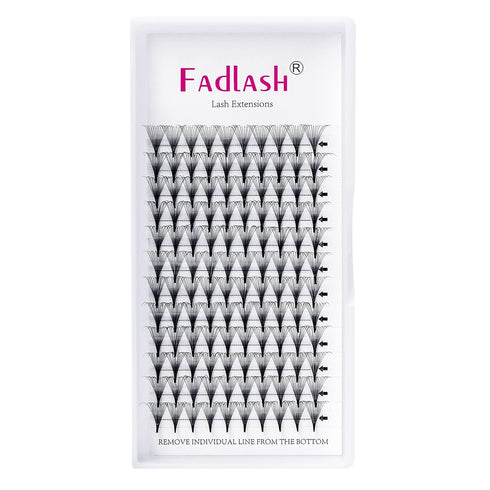 Volume Lash Extensions D Curl 12D Premade Fans 0.07 Mixed Tray Eyelashes Extension Individual Lashes (12D-0.07-D,