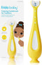 Frida Baby Training Toothbrush for Toddlers, Soft Silicone Bristles, Easy-Grip Handle, Yellow