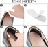 Hotop 6 Pairs Heel Cushion Pads for Women, Adhesive Heel Grips Stickers Liner Inserts for Loose Shoes (Black, White)