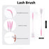i-Laesh 20 Pcs Lash Brush Eyelash Brushes, Spoolies Cleaning Mascara Wands, Disposable Makeup Tool Set, Pink Mix