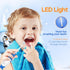 SEAGO Toddler Electric Toothbrushes, Ages 0-3 Years, with Smart Timer, 4 Replacement Brushheads