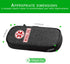 mnmoom Epipen Carry Case, Waterproof Insulated Travel Medication Organizer Bag with Zipper Pull Tag, Black
