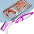 ANGGREK Premium Denture Cleaning Brush Set, Dual Head Cleaner Tool for Denture Care