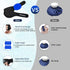 Wisdom Teeth Ice Pack Head Wrap, Blue Ice Pack for Toothache Pain Relief with 6 Gel Packs for Oral Surgery Recovery