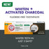 HAMMER 4 Pack 4.3oz 100% ARM & Essentials Fluoride-Free Toothpaste, Whitening + Activated Charcoal Toothpaste
