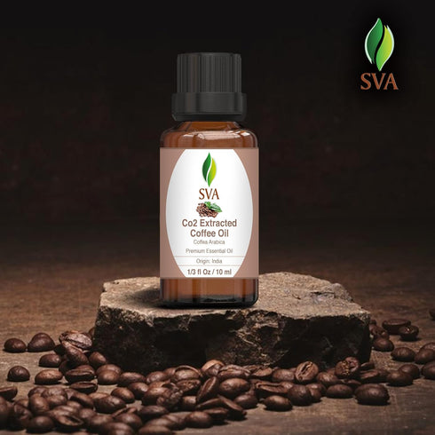 SVA Coffee Essential Oil – 1/3 Fl Oz – 100% Natural Coffee Oil for Diffuser, Hair Care, Face, Skin Care, Aromatherapy,
