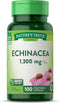 Echinacea Extract Capsules | 1300mg | 100 Count | Non-GMO & Gluten Free by Nature's Truth