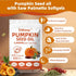 Skiseoy 300 4 1 D3 3000mg Immune Pumpkin Seed Oil with Saw Palmetto, Softgels | in Vitamin & Elderberry, Cold Pressed