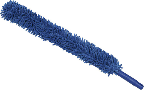 Handheld Reusable Microfiber Flex Duster, Bendable Dust Cleaner for Hard-to-Reach Areas, Machine Washable, 20”, Blue