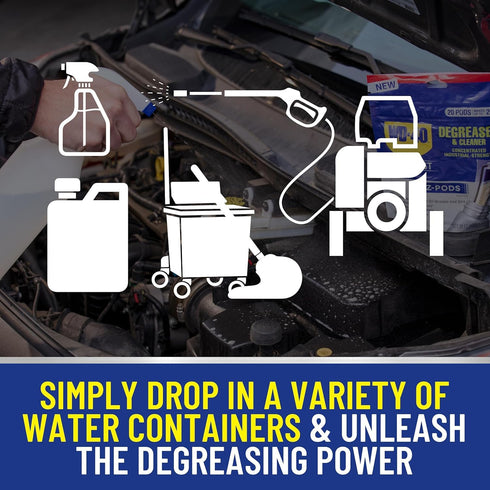 WD-40 Cleaner,1-Pack 5 Specialist Degreaser and Cleaner EZ-PODS, Customizable Industrial-Strength Concentrate