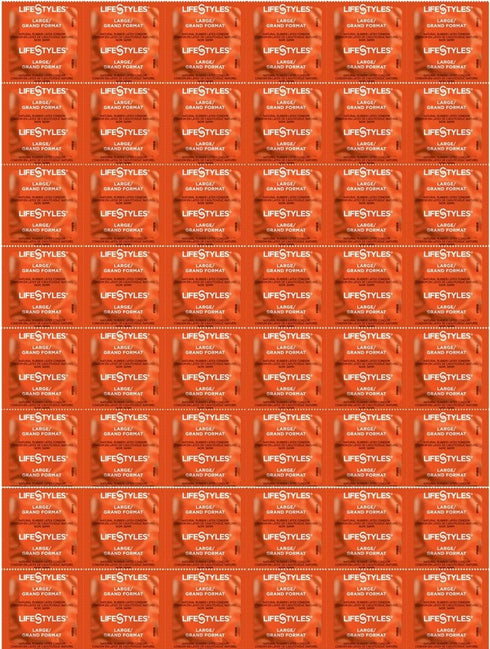 Lifestyles KYNG Premium Lubricated Large Latex Condoms Bulk [Larger Than Standard Condoms