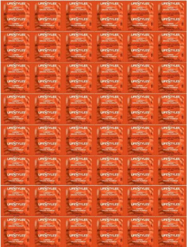 Lifestyles KYNG Premium Lubricated Large Latex Condoms Bulk [Larger Than Standard Condoms
