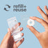Davids Expanding Dental Floss Refills, 2 Spools, 250+ No Break Woven Strands, Vegan, Kid Friendly, 66 yd