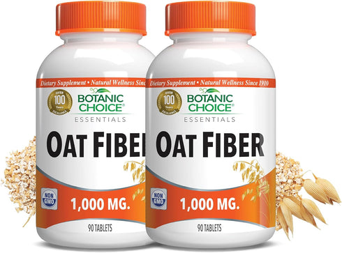 Botanic Choice Oat Fiber Dietary Supplement - Digestive Health for Women and