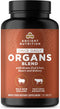 Ancient Nutrition Organ Supplements - Once Daily Grass-Fed and Wild Organ Complex Capsules for Liver, Heart, Kidney