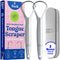 Stainless Steel Tongue Scraper for Adults & Kids, 2 Pack with Travel Case for Oral Care